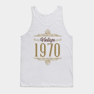 70S RETRO vintage QUOTE born in 1970s Tank Top